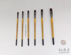 Alternative view of PE46-01-尼龍平塗筆/水彩筆(6支1組)