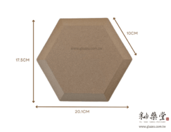 BF09-六邊型陶板成型模具模板(邊緣斜角)