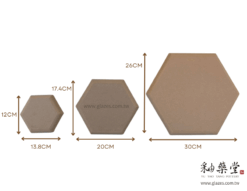 BF10-六邊型陶板成型模具模板(邊緣弧角)