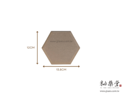 Alternative view of BF10-六邊型陶板成型模具模板(邊緣弧角)