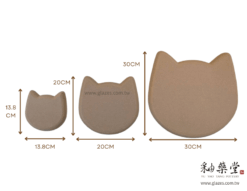 BF16-貓型陶板成型模具模板(邊緣弧角)