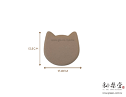 Alternative view of BF16-貓型陶板成型模具模板(邊緣弧角)