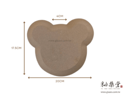 BF17-熊型陶板成型模具模板(邊緣斜角)