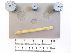 Alternative view of IN07-048-Sun Whorl Clay Stamps 太陽漩渦印章/壓印